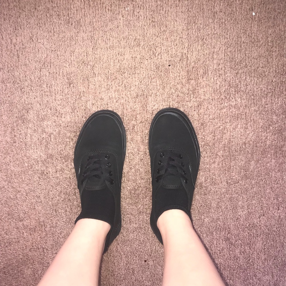 All black vans
